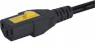 Device connection line, China, plug type I, straight on C13 jack, straight, RVV 300/500 3x1.0 mm², black, 5 m