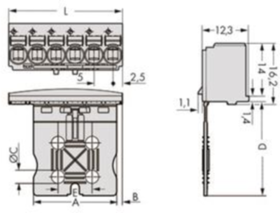 2092-1102/000-5000 WAGO Connecting Blocks Image 2