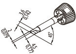 0142BDLF20/SB Ersa Soldering tips, desoldering tips and hot air nozzles Image 2