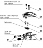 D-Sub connector housing, size: 1 (DE), straight 180°, cable Ø 1.5 to 7.5 mm, thermoplastic, shielded, silver, 09670090484