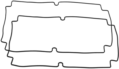 1554XGASKET Hammond Accessories for Enclosures