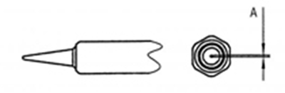 NT1 Weller Soldering tips, desoldering tips and hot air nozzles