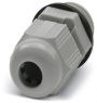 Cable gland, M16, 19 mm, Clamping range 4 to 7 mm, IP67, light gray, 1424533