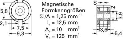 B65517D0040A001 EPCOS Ferrite cores Image 3