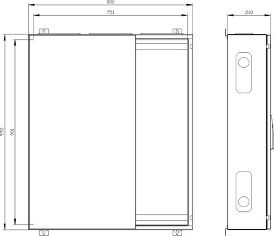 8GK1102-4KK32 Siemens Switch Cabinets, server cabinets Image 2