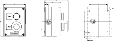 3SU1802-0AN00-2AB1 Siemens Control Devices in Housings Image 2