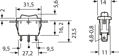 1838.1402 Marquardt Rocker Switches Image 2