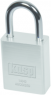 Padlock, level 7, shackle (H) 25 mm, silver gray, aluminum/steel, (B) 38 mm, K14040SILD