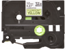 Labelling tape cartridge, 12 mm, tape yellow, font black, 5 m, TZE-C31