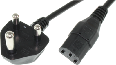 ZA/3-H05VVF3G100-C13/2,50M SW9005 FELLER Power Cords