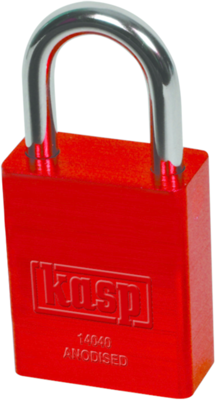 K14040REDD Kasp Locks, Padlocks