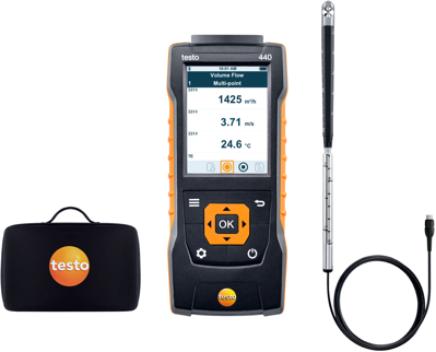 0563 4401 Testo Anemometers, Gas and Pressure Measuring Instruments Image 1