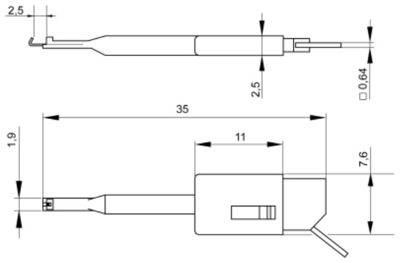 KLEPS 064 PCH RT Hirschmann Test & Measurement Aligator Clips Image 2