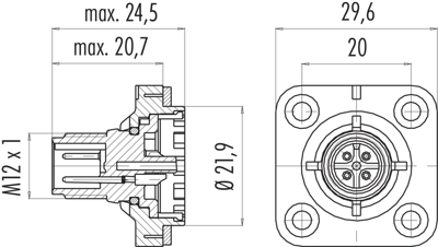 09 0433 16 05 binder Sensor-Actuator Connectors Image 2