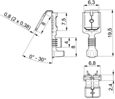 3838BN.67 Vogt Receptacles