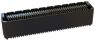 Socket header, 80 pole, pitch 0.8 mm, straight, black, 406-53080-51
