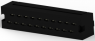 Pin header, 20 pole, pitch 2.54 mm, straight, black, 1-746610-5