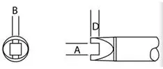 RCP-SL2 METCAL Soldering tips, desoldering tips and hot air nozzles