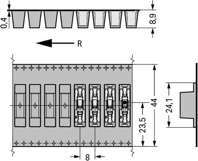 2070-451/998-606 WAGO PCB Terminal Blocks Image 3