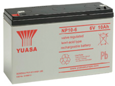 NP10-6 Yuasa Lead-Acid Batteries, Lithium-Ion Batteries Image 2