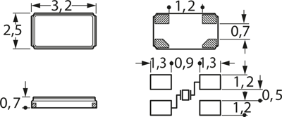 Q- 14,745600M-HC3225/4-F-30-50-E-12-TR Auris Quartze Image 2