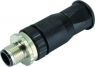 Plug, M12, 5 pole, screw connection, screw locking, straight, 21033191501
