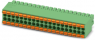 Socket header, 2 pole, pitch 3.5 mm, straight, green, 1790289