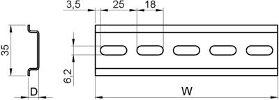 20118-872 SCHROFF DIN Rails