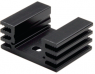 Extruded heatsink, 25 x 32 x 14 mm, 12.5 K/W, black anodized