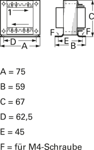 EL 50/12, Block, Power Transformers