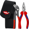 Mini pliers set in belt tool pouch, 2pc