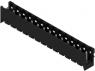 Pin header, 14 pole, pitch 5.08 mm, straight, black, 1775722001