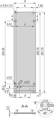 34812-621 SCHROFF Accessories for Enclosures