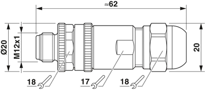 1511857 Phoenix Contact Sensor-Actuator Connectors Image 2