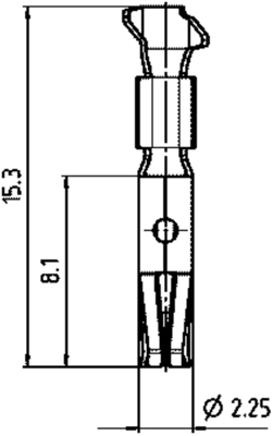 61 0798 098 00 binder Crimp Contacts Image 2