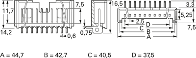 2,5 MSFW/O 16 Lumberg PCB Connection Systems Image 2