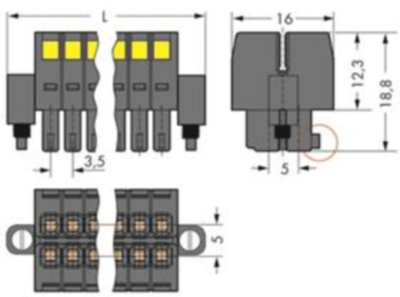 713-1104/107-047/032-000 WAGO PCB Connection Systems Image 2