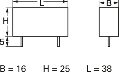 MK505K25BC SEIKA Electric Film Capacitors Image 2