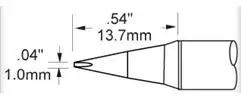 STV-CH10AR METCAL Soldering tips, desoldering tips and hot air nozzles