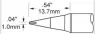 STV-CH10AR METCAL Soldering tips, desoldering tips and hot air nozzles