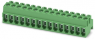 PCB terminal, 15 pole, pitch 3.5 mm, AWG 26-16, 8 A, screw connection, green, 1984442