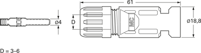 32.0011P0001-UR Stäubli Electrical Connectors Solar Connectors Image 2