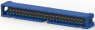 Pin header, 50 pole, pitch 2.54 mm, straight, blue, 3-1761603-5