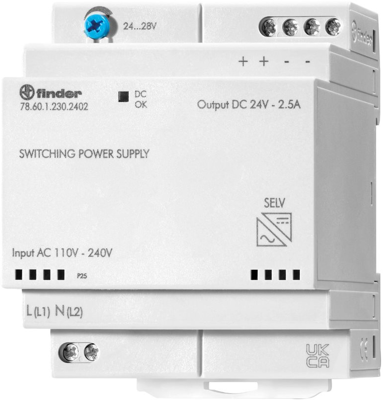 78.60.1.230.2402 Finder DIN Rail Power Supplies