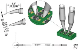 C120011 JBC Soldering tips, desoldering tips and hot air nozzles