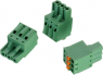 Socket header, 10 pole, pitch 5.08 mm, straight, green, 691353500010