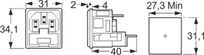 PF0033/15/63 BULGIN Device Connectors Image 2