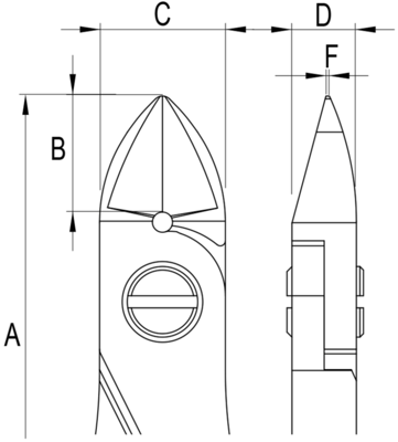 ES5150.CR.BG ideal-tek Side Cutters, Tip Cutters Image 3