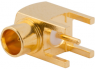 MCX socket 75 Ω, solder connection, angled, 252129-75