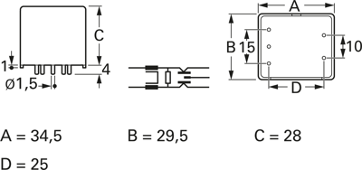 F012-010/010 Eichhoff Interference suppression filter